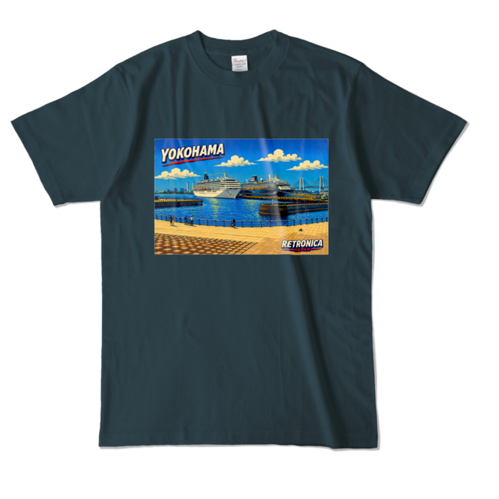 カラーTシャツ - L - デニム (濃色)