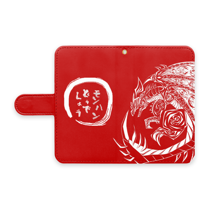 手帳型Androidケース - S - ストラップ穴 あり