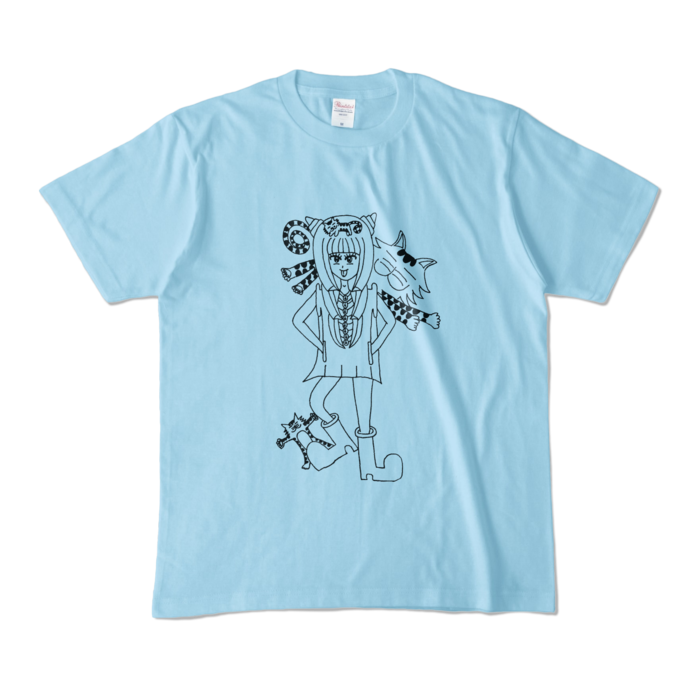 カラーTシャツ - M - ライトブルー (淡色)