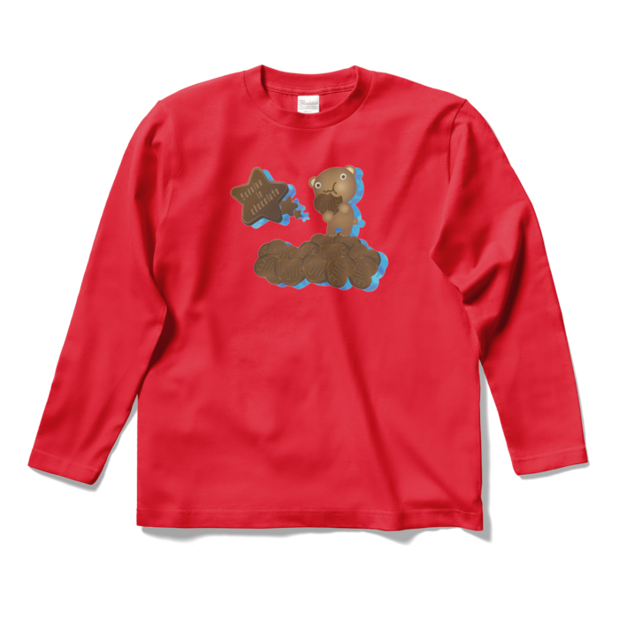 ロングスリーブTシャツ - S - レッド