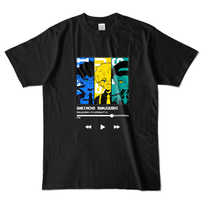 カラーTシャツ - L - ブラック (濃色)