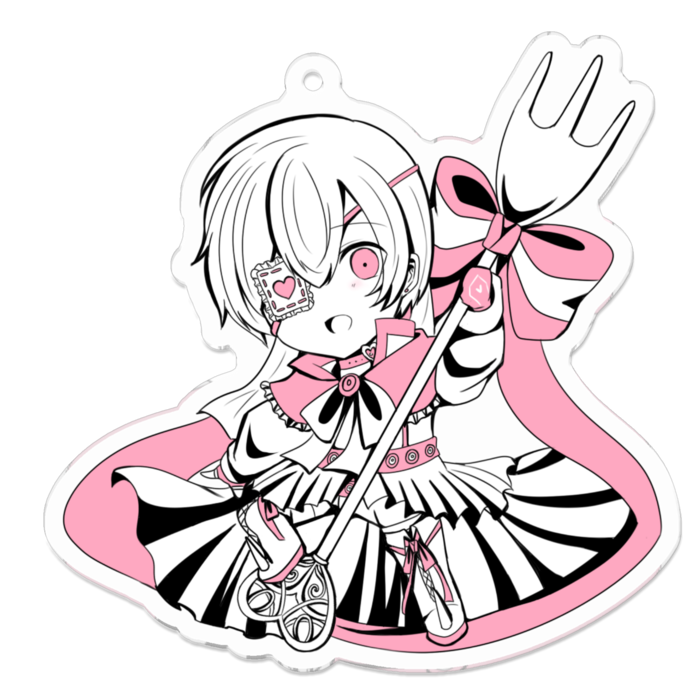 アクリルキーホルダー - 70 x 70 (mm)