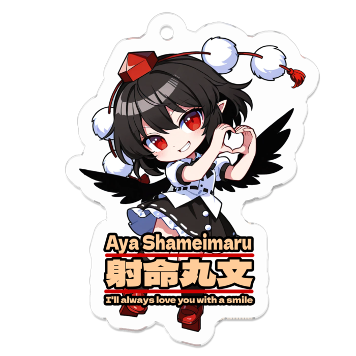 アクリルキーホルダー - 50 x 50 (mm)