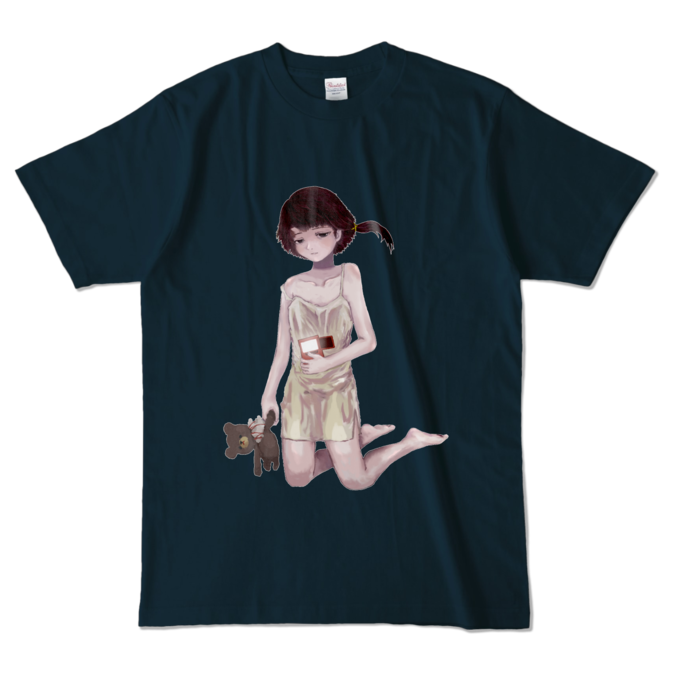 カラーTシャツ - L - ネイビー (濃色)