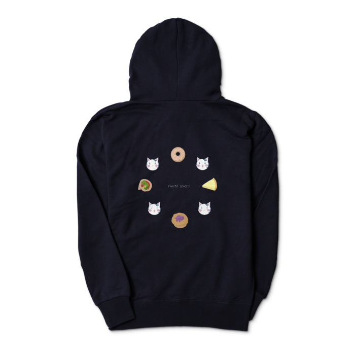 ジップパーカー - S - ネイビー