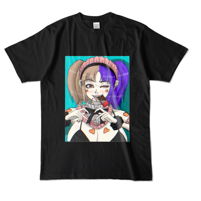 カラーTシャツ - L - ブラック (濃色)