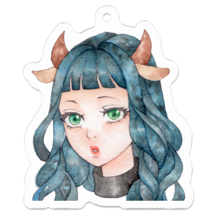 アクリルキーホルダー - 50 x 50 (mm)