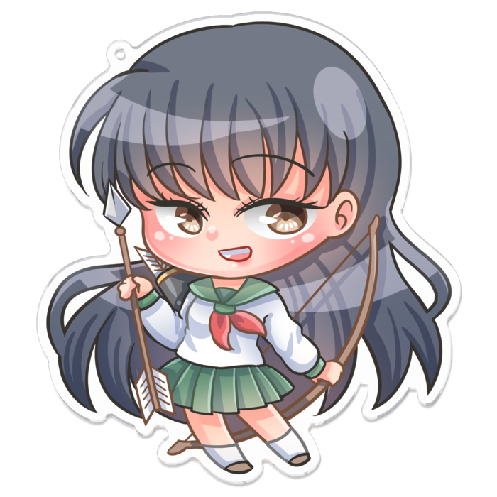 犬夜叉 非売品 懸賞品 複製原画 日暮カゴメ かごめ Kagome / 日暮かごめ - 犬夜叉 アクリルキーホルダー - Merch By