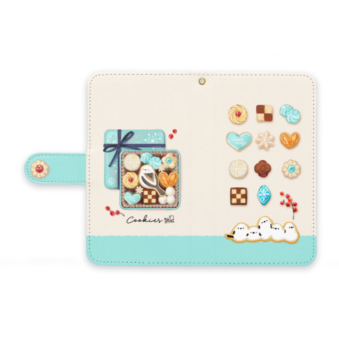 手帳型Androidケース - M - ストラップ穴 あり