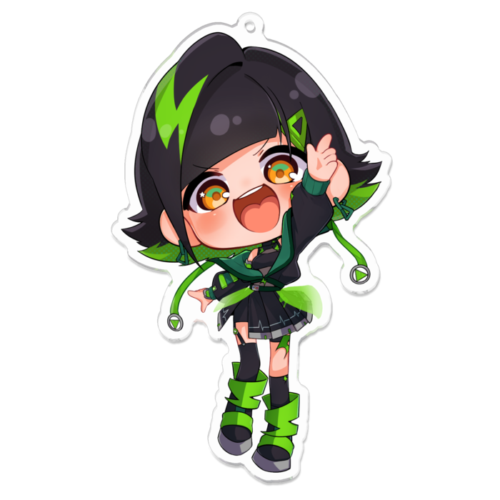 アクリルキーホルダー - 100 x 100 (mm)