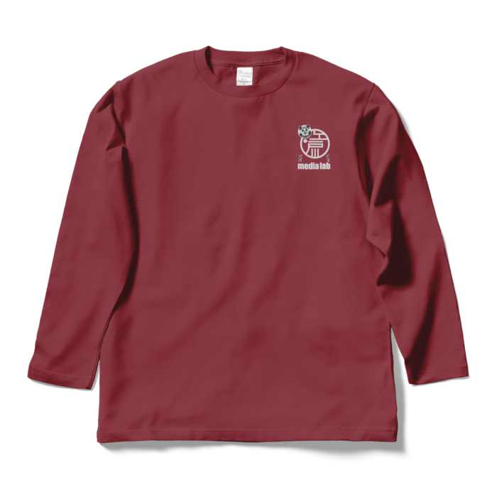 ロングスリーブTシャツ - L - バーガンディ