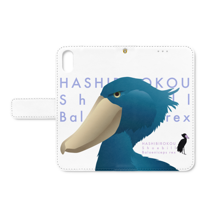 手帳型iPhoneケース - iPhone XS / X - ストラップ穴 あり