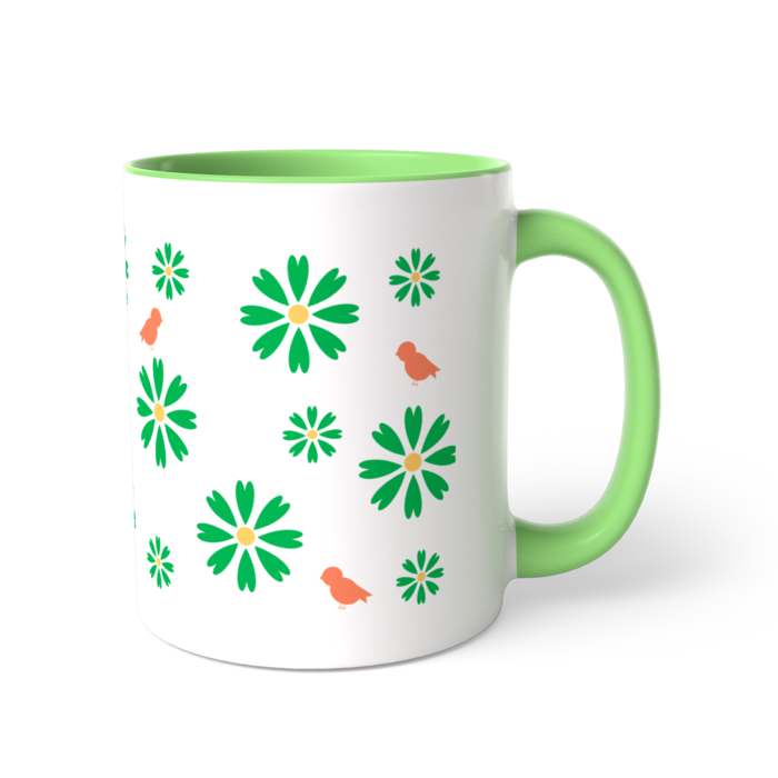 ツートンカラーマグカップ - 直径 8.2cm / 高さ 9.5cm