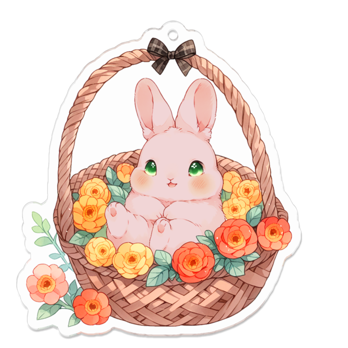 アクリルキーホルダー - 70 x 70 (mm)