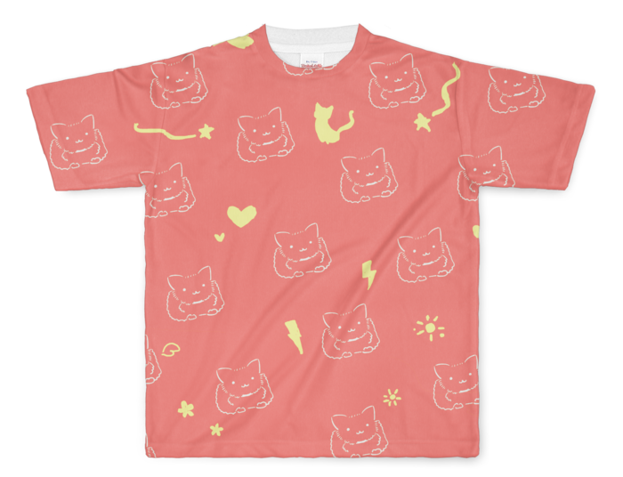 フルグラフィックTシャツ - L - 両面印刷