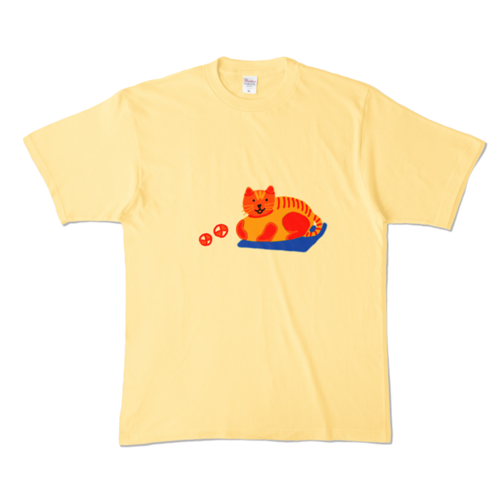 カラーTシャツ - XL - ライトイエロー (淡色)