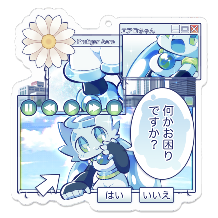 アクリルキーホルダー - 70 x 70 (mm)