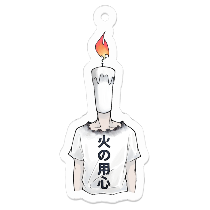 アクリルキーホルダー - 50 x 50 (mm)