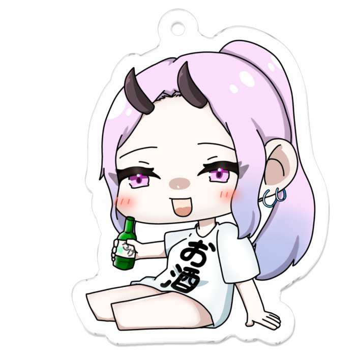 アクリルキーホルダー - 50 x 50 (mm)