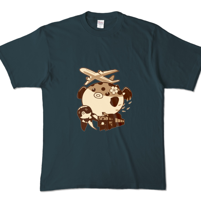 カラーTシャツ - XL - デニム (濃色)