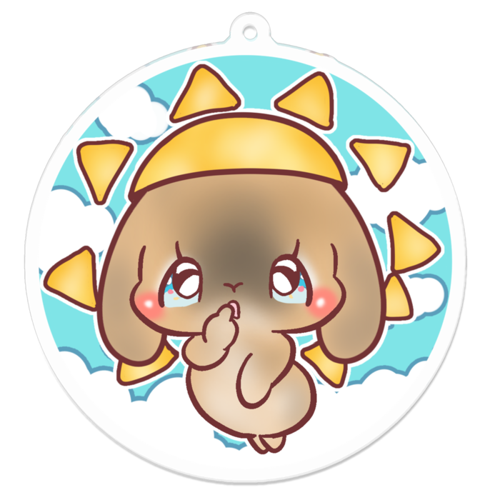 アクリルキーホルダー - 70 x 70 (mm)