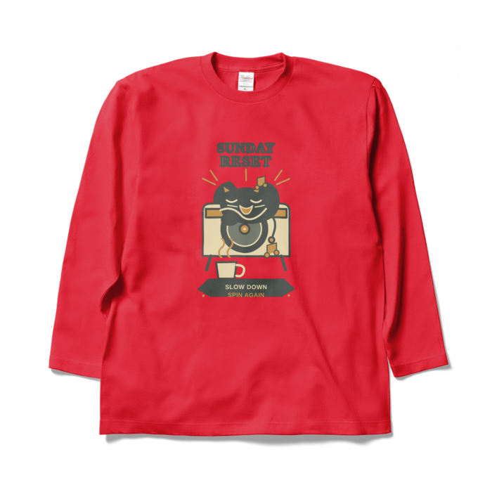 ロングスリーブTシャツ - XL - レッド