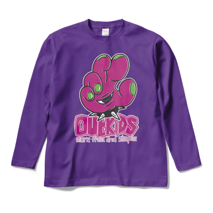 ロングスリーブTシャツ - M - パープル