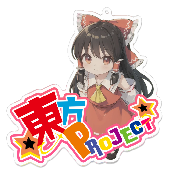 アクリルキーホルダー - 100 x 100 (mm)