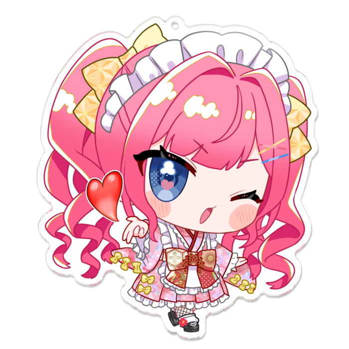 アクリルキーホルダー - 100 x 100 (mm)