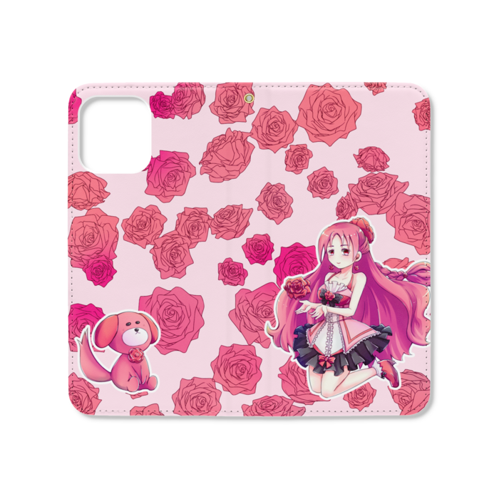 手帳型iPhoneケース（ベルトなし） - iPhone12 ProMax - ストラップ穴 あり