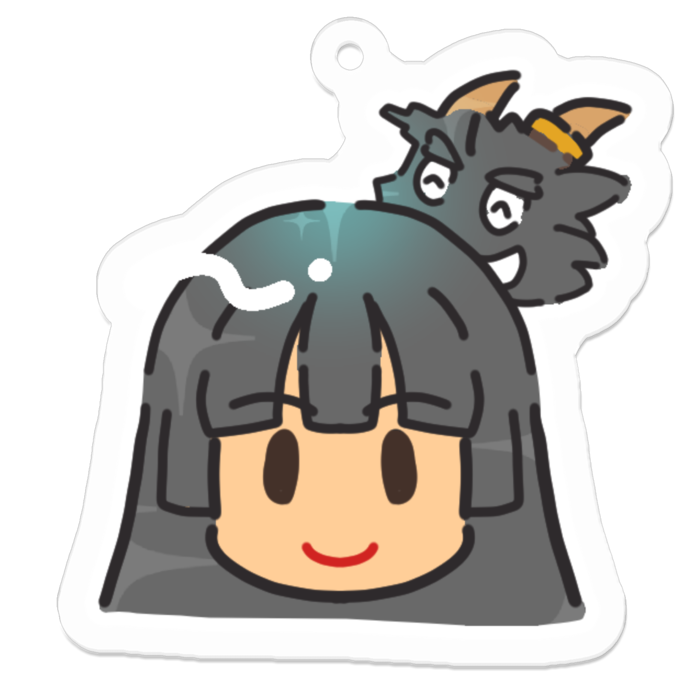 アクリルキーホルダー - 50 x 50 (mm)