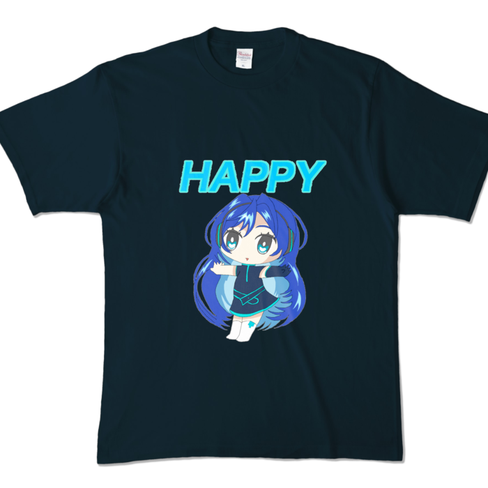 カラーTシャツ - XL - ネイビー (濃色)