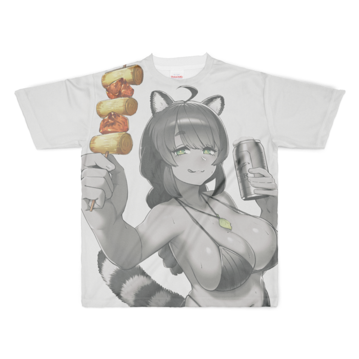 フルグラフィックTシャツ - XL - 両面印刷