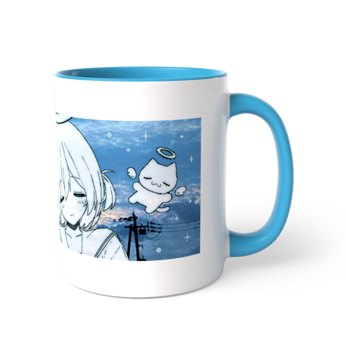 ツートンカラーマグカップ - 直径 8.2cm / 高さ 9.5cm