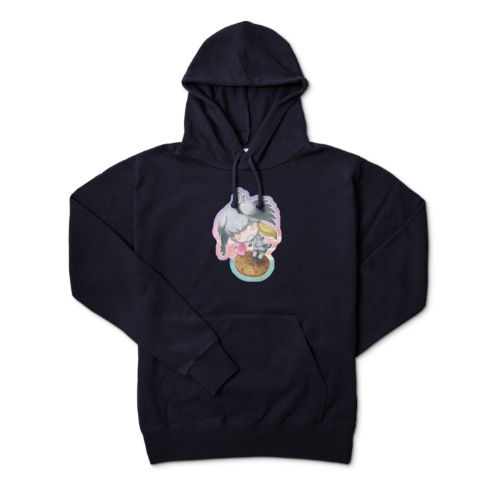 パーカー - L - ネイビー