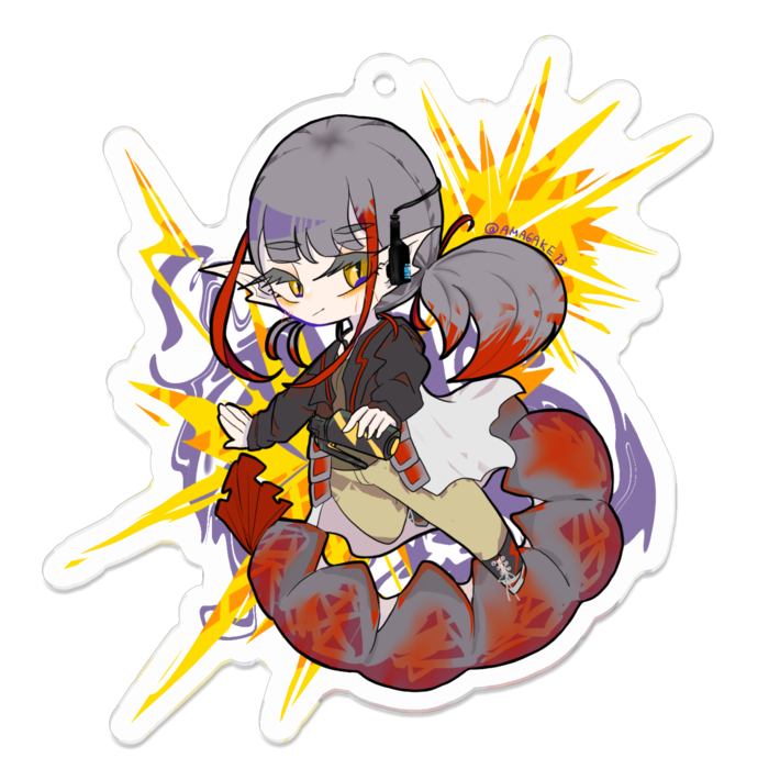 アクリルキーホルダー - 70 x 70 (mm)