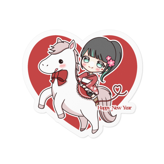 ステッカー - 100 x 100 (mm)