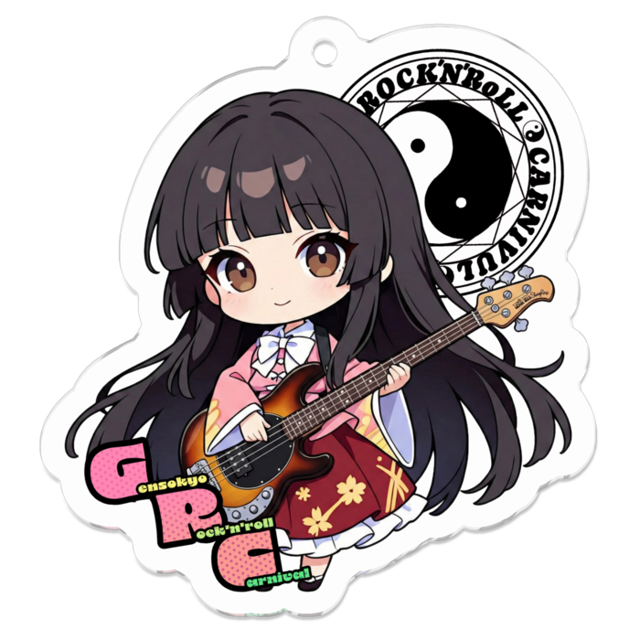 アクリルキーホルダー - 50 x 50 (mm)