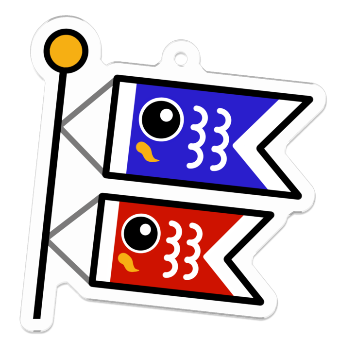 アクリルキーホルダー - 50 x 50 (mm)