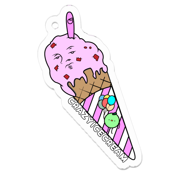 アクリルキーホルダー - 50 x 50 (mm)