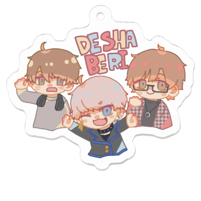 アクリルキーホルダー - 50 x 50 (mm)