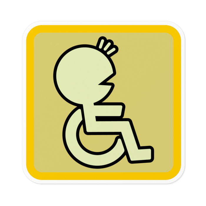 ステッカー - 100 x 100 (mm)