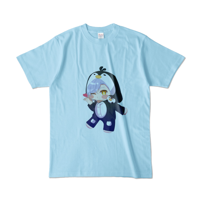 カラーTシャツ - L - ライトブルー (淡色)