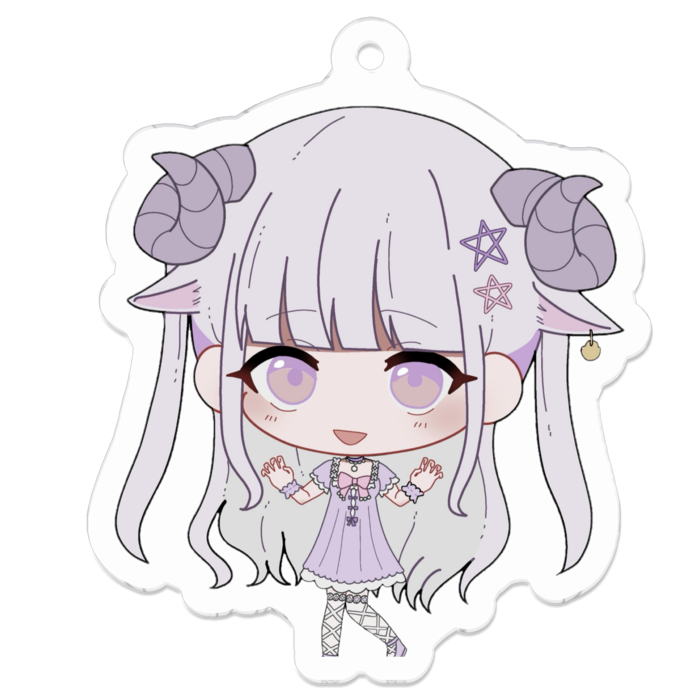 アクリルキーホルダー - 50 x 50 (mm)