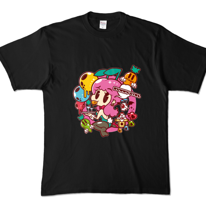 カラーTシャツ - XL - ブラック (濃色)