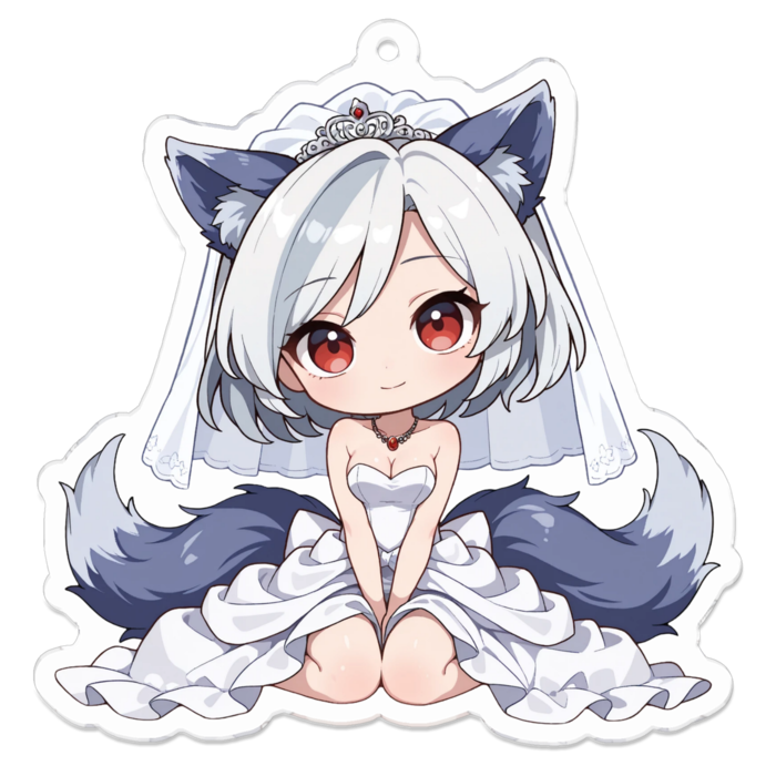 アクリルキーホルダー - 70 x 70 (mm)(キャラのみ)