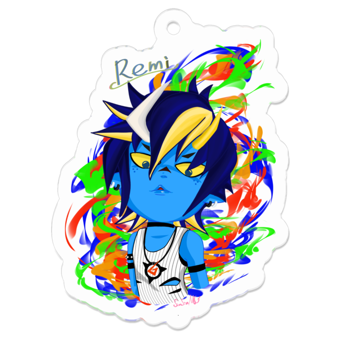 チューくちアクリルキーホルダー - 50 x 50 (mm)(1)