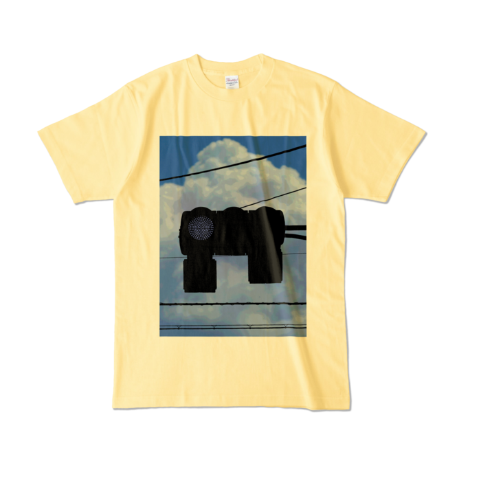 カラーTシャツ - L - ライトイエロー (淡色)