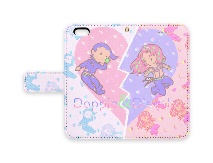 手帳型iPhoneケース - iPhone6 - ストラップ穴 あり