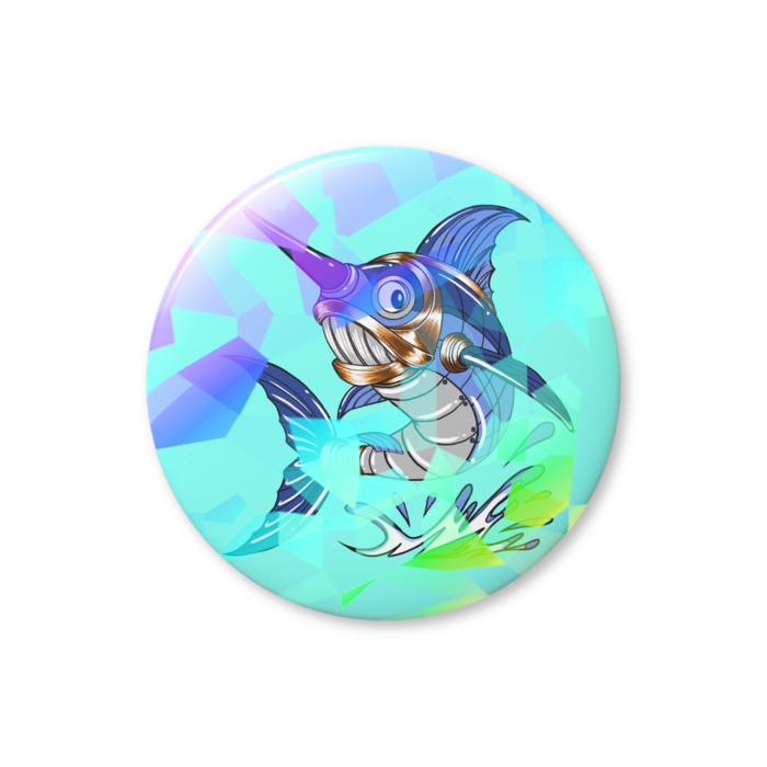 ホログラム缶バッジ - 44mm